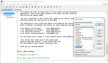 mIRC screenshot