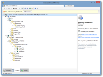 Mirekusoft Install Monitor screenshot 2