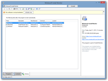 Mirekusoft Install Monitor screenshot 3