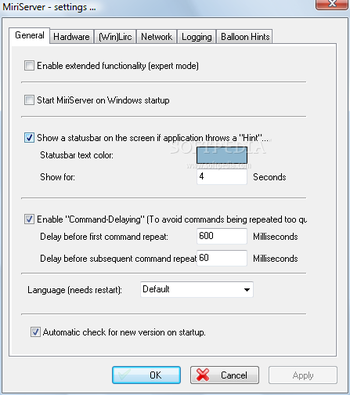 MiriServer screenshot 4