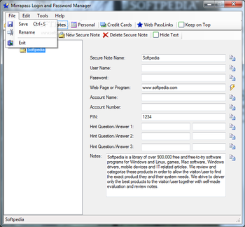 Mirrapass Login and Password Manager screenshot 5
