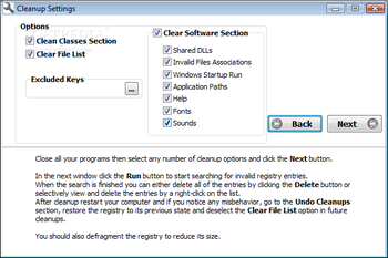 MISPBO Registry Cleaner screenshot 2