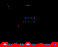 Missile Command screenshot