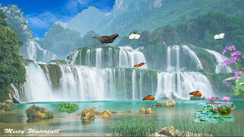 Misty Waterfall screenshot