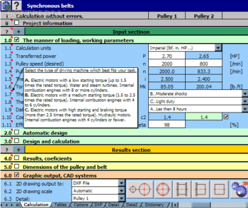 MITCalc screenshot