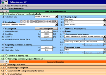 MITCalc - Rolling Bearings Calculation II screenshot 2