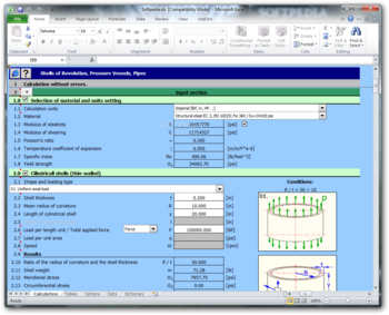 MITCalc - Shells screenshot