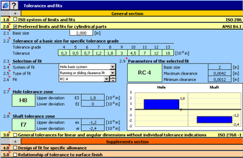 MITCalc - Tolerances screenshot 2