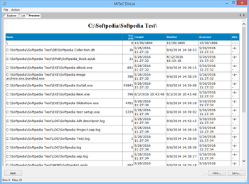 MiTeC DirList screenshot 3