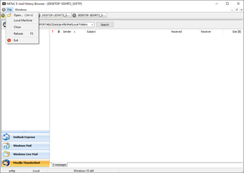 MiTeC E-mail History Browser screenshot 3