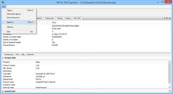 MiTeC EXE Explorer screenshot 2