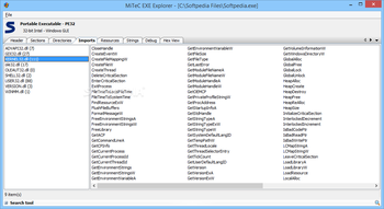 MiTeC EXE Explorer screenshot 3