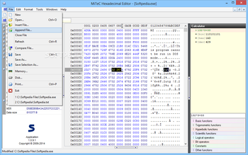 MiTeC Hexadecimal Editor screenshot 2