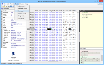 MiTeC Hexadecimal Editor screenshot 5
