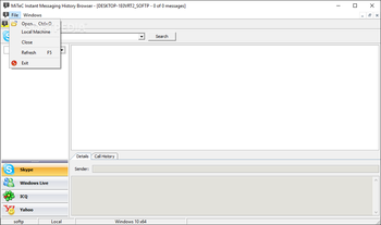 MiTeC Instant Messaging History Browser screenshot 2