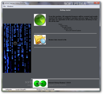 MiTeC Internet History Browser screenshot