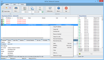 MiTeC Network Scanner screenshot