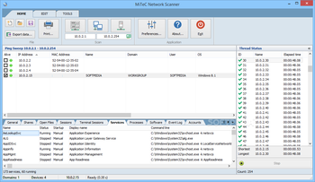 MiTeC Network Scanner screenshot 2