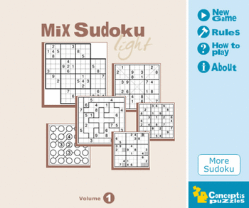 Mix Sudoku Light Vol.1 screenshot