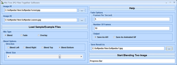 Mix Two JPG Files Together Software screenshot