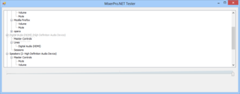 MixerPro.NET Tester screenshot