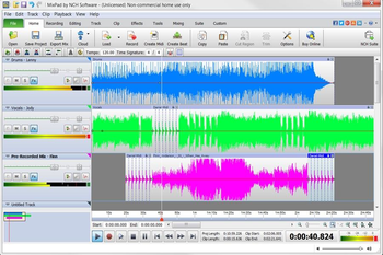 MixPad Free Music Mixer and Studio Recorder screenshot 2