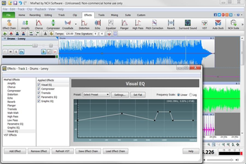 MixPad Free Music Mixer and Studio Recorder screenshot 4
