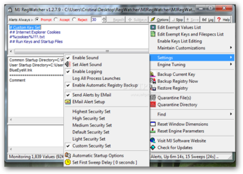 MJ Registry Watcher screenshot 2
