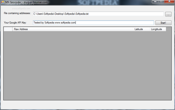 MK Geocoder screenshot