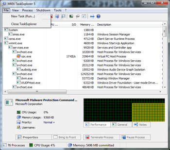 MKN TaskExplorer screenshot 2