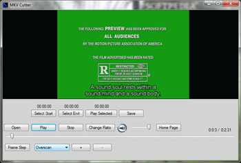 MKV Cutter screenshot
