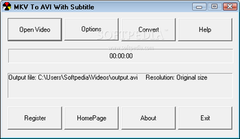 MKV To AVI With Subtitle screenshot