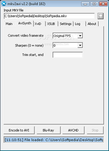 MKV2AVI screenshot 3