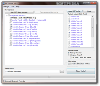 MKVCleaver screenshot