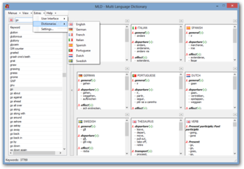 MLD - Multi Language Dictionary screenshot 2