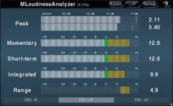 MLoudnessAnalyzer  screenshot