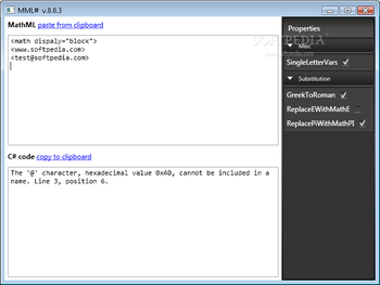 MMLSharp screenshot