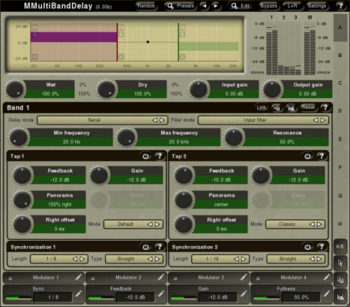 MMultiBandDelay  screenshot