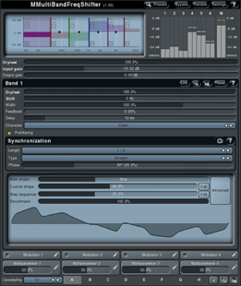 MMultiBandFreqShifter  screenshot