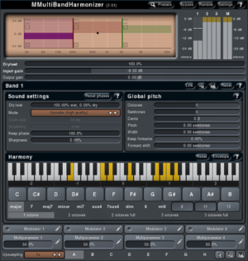 MMultiBandHarmonizer  screenshot