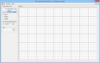 MN Graph Paper Generator screenshot