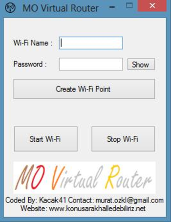 MO Virtual Router screenshot