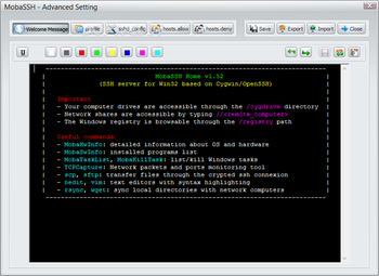 MobaSSH Professional screenshot 3
