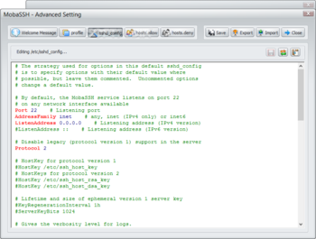 MobaSSH Professional screenshot 5