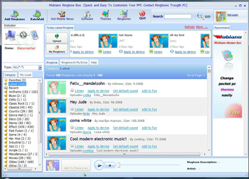 Mobiano Ringtone Box For PPC screenshot