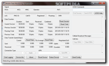 Mobile Data Monitoring Application screenshot