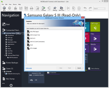 MOBILedit! Forensic with Searchtool Lite screenshot 18