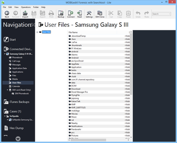 MOBILedit! Forensic with Searchtool Lite screenshot 8