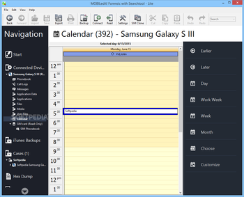 MOBILedit! Forensic with Searchtool Lite screenshot 9