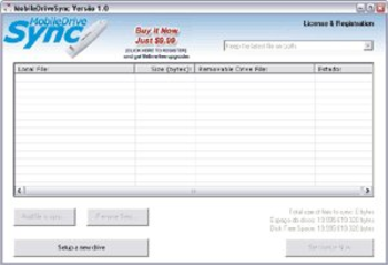 MobileDriveSync screenshot